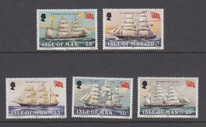 Isle of Man   1984,   The Karran Fleet,  set of 5,  Mint NHM