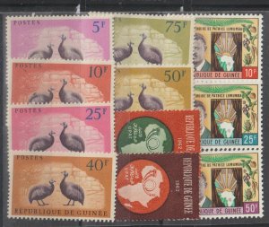 Guinea SC 223-8, 229-231, 234-235 Mint, Never Hinged