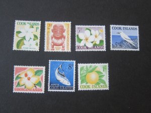 Cook Islands 1963 Sc 148-154 MH