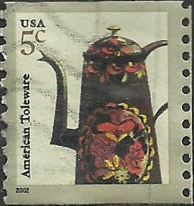 # 3612 USED TOLEWARE COFFEE POT