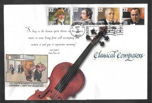 Just Fun Cover #3162-65 FDC Cachets (my236)