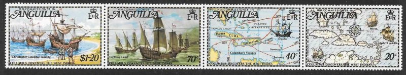 ANGUILLA SG160a 1973 COLUMBUS DISCOVERS THE WEST INDIES MNH