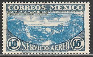 MEXICO C77, 10c HIGHWAY INAUGURATION, USED. F-VF. (1402)