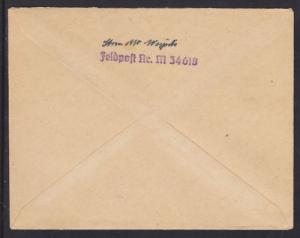 Germany, 1943 WWII Mine Searcher M-4456 Feldpost Cover