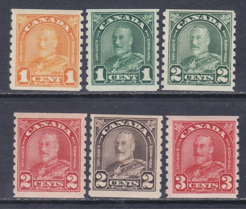 Canada 178-83 Mint OG 1930-31 KG V Perf 8½ Vert Full Set VF Scv $77.00