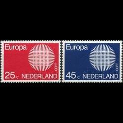 NETHERLANDS 1970 - Scott# 483-4 Europa Set of 2 LH