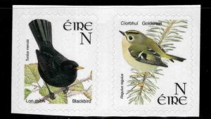 Ireland Scott 1340-1341 self adhesive Bird stamp pair from booklet
