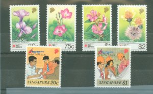 Singapore #609-14  Single (Complete Set)