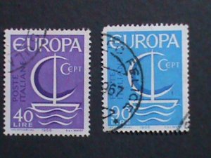 ITALIA-VERY OLD EUROPA USED STAMPS SET  VERY FINE WE SHIP TO WORLD WIDE