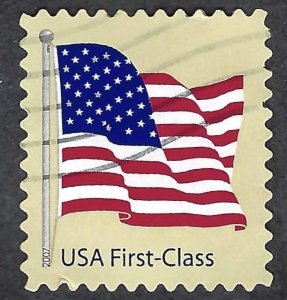 United States #4130 First Class (41¢) American Flag (2007). SA. Used