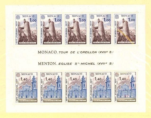 Monaco Scott 1068a Mint NH (Catalog Value $35.00)