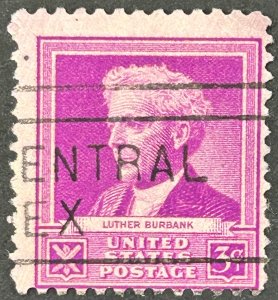 USA, 1940, SC#876, Famous Americans, Scientists, Used, VG