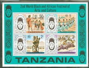 Tanzania #73a Mint (NH) Souvenir Sheet