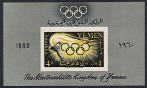 Yemen Olympic Games Rome MS 1960 MNH SC#99a SG#MS130a