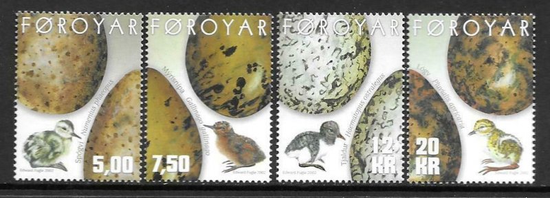 2002    FAROE ISLANDS  -  SG.  435 / 438  -  BIRDS  -  MNH