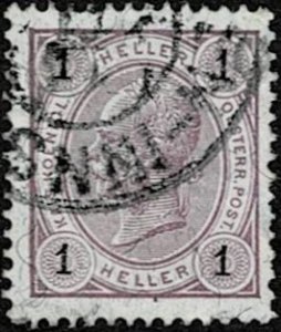 1899 Austria Scott Catalog Number 70 Used