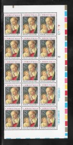 #2399 MNH Plate Block, Zip & Copy Block of 15