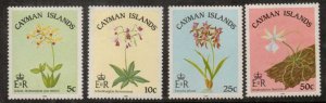 CAYMAN ISLANDS SG605/8 1985 ORCHIDS MTD MINT