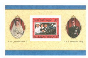 Falkland Islands #685 Mint (NH) Souvenir Sheet (Queen) (Royalty)