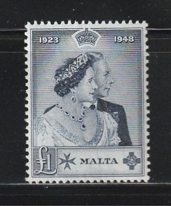 Malta 224 MH Silver Wedding Issue