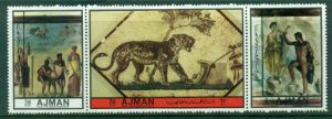 Ajman 1972 Mi#2484-2486 Ancient Art MLH