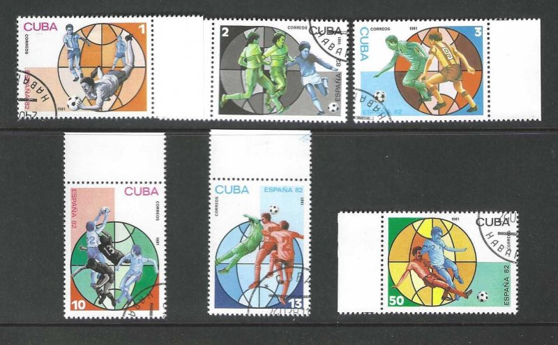 Cuba 2391-2396 Complete   USED