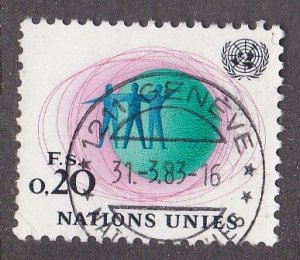 United Nations - Geneva # 3 Used