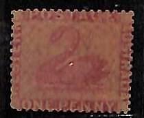 ZA0030b - WESTERN AUSTRALIA  - STAMP - SG# 38 MINT Hinged MH