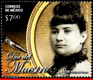 2874 MEXICO 2014 TEACHER´S DAY, FAMOUS PEOPLE, LAURA M. CUENCA, EDUCATION, MNH