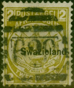 Swaziland 1889 2d Olive-Bistre SG5 Fine Used