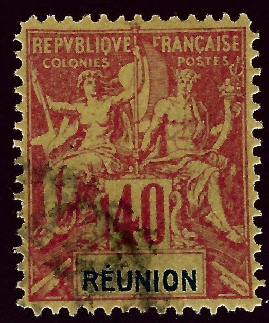 Reunion #47 Mint F-VF SCV$19.00...Popular British Island Country!