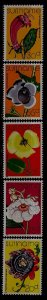 Suriname 484-88 MNH Flowers SCV4.50