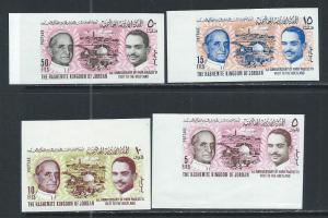 JORDAN SC# 510-13 IMPF VF/MNH 1965