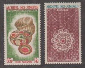 Comoro Islands Scott #C8-C9 Stamp - Mint Set