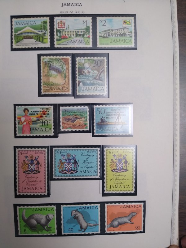 collection on pages Jamaica 1965-79 PS: CV $197