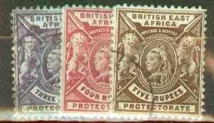 IZ: British East Africa 72-87, 73a mint/used CV $481; scan shows only a few