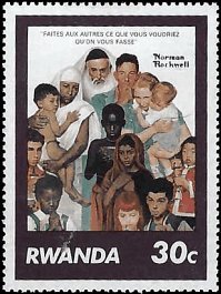 RWANDA   #1028 MH (1)