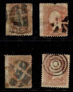 US Stamps #4 EARLY ISSUES USED UNCHECKED