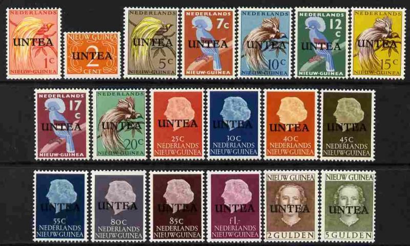 Netherlands - West New Guinea 1963 Pictorial set of 19 va...