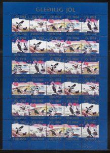 Faroe Islands 1984, 1985 Christmas Seals Full Sheets
