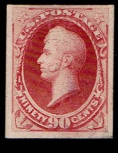 Scott #166P4 VF. SCV - $40.00