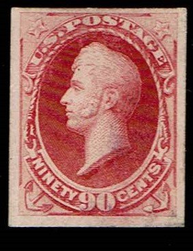 Scott #166P4 VF. SCV - $40.00