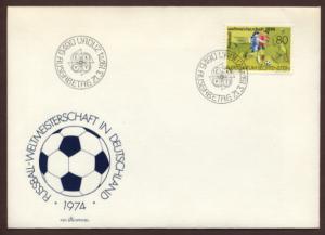 Liechtenstein # 549 Soccer Championships FDC