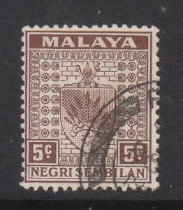 Malaya Negri Sembilan 1935 Sc 24 5c Used