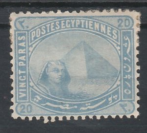 EGYPT 1879 SPHINX AND PYRAMID 20PA