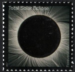 SC#5211 (49¢) Total Solar Eclipse Single (2017) SA