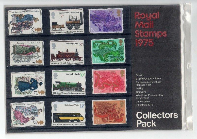 1975 Collectors Pack Includes the Year's Complete Commemorative Sets Superb U/M