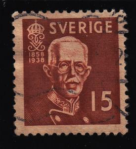 Sweden 279 King Gustaf V 1938