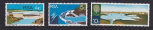 South Africa #368-370 MNH 1972  Verwoerd dam