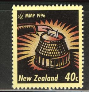 New Zealand Scott 1384 Ballot box 1996 CV$0.60